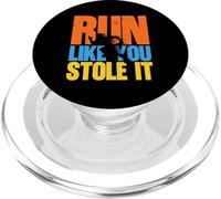 Fun Running Run like you stole it PopSockets PopGrip for MagSafe