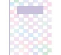 Fun School Notebook: Paperback Composition College Ruled Journal/ Vintage Cute Squares/ Notepad Diary Memo planner/ Office & Work