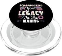 Fun Scrapbooking Legacy In The Making Tee - Create Scrapbook PopSockets PopGrip for MagSafe