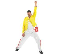 Fun Shack 80s Rock Costume for Men, 80s Fancy Dress Outfit, Retro 1980s Costume, Halloween Costumes Men, Medium