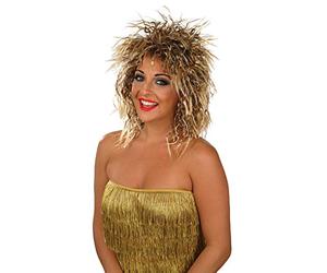 Fun Shack 80s Wig Women Diva Blonde Punk Rock Costume Glam Disco Accessory for Parties and Themed Events, One Size