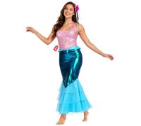 Fun Shack, Adult Mermaid Costume, Halloween Costumes for Women, M