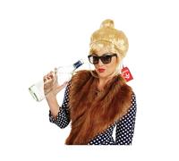 Fun Shack, Blonde Beehive Wig Costume, Womens, Fabulous Wig, One Size | Large Blonde Beehive Wig Included, Perfect for Halloween, Great for Fancy Dress