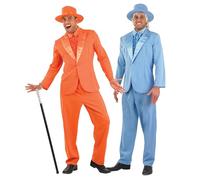 Fun Shack Blue Suit Halloween Costume, Funny Movie Fancy Dress, 90s Dress Up, 90s Halloween Costume, 1990s Fancy Dress Large
