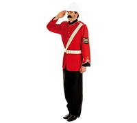 Fun Shack Boer War Army Soldier Costume Men British Military Fancy Dress Outfit for Themed Events and Parties, X-Large