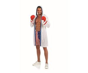 Fun Shack Boxing Robe Costume for Men - Boxer Halloween Costume, Boxing Outfit for Parties and Events, Large