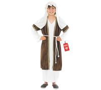 Fun Shack Brown Shepherd Costume Kids, Innkeeper Costume Kids, Boys Nativity Costumes, Boys Christmas Costume, Medium