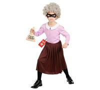Fun Shack, Burglar Granny Costume, Halloween Costumes for Kids, L