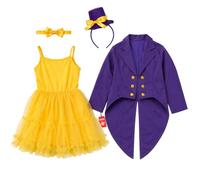 Fun Shack Chocolate Factory Costume for Women - Willy Wonka Inspired Adult Halloween Book Day Outfit, X-Large