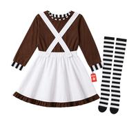 Fun Shack Girls Chocolate Factory Costume Kids Book Character Outfit Childrens Costumes For Girls Medium