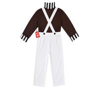 Fun Shack Kids Chocolate Factory Worker Costume, Boys Chocolate Factory Costume, World Book Day Costumes for Boys Small