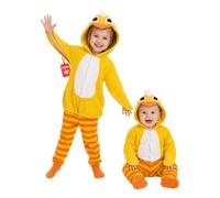 Toddlers Chick Costume 1 - 4 yrs Boys Girls Cute Animal Chicken Fancy Dress