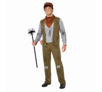 Fun Shack, Chimney Sweep Costume Adult, Halloween Costumes for Men, XL