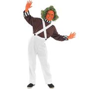 Fun Shack Chocolate Factory Worker Costume, Boys Chocolate Factory Costume, Hal