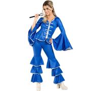 Fun Shack Dancing Queen Costume for Women - 70s Disco Outfit - 1970s Swedish Fa
