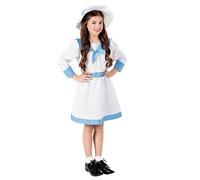 Fun Shack Edwardian Costume Girls, Edwardian Dress Kids, Edwardian Fancy Dress Girl, World Book Day Costume for Girls Large