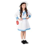 Fun Shack Edwardian Costume Girls, Edwardian Dress Kids, Edwardian Fancy Dress Girl, World Book Day Costume for Girls Medium