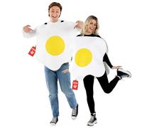 Fun Shack, Egg Costume, Halloween Costumes for Adults | Fried Egg Tabard with a Printed Yolk Design on the Front and Back Included, Perfect for Halloween, Great for Fancy Dress
