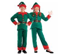 Fun Shack Christmas Elf Costume for Kids - Girls and Boys Elf Outfit - Holiday Dress-Up for Children, X-Large