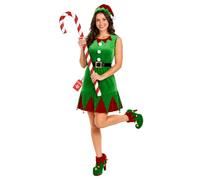 Fun Shack, Elf Outfit Women, Halloween Costumes for Women, S