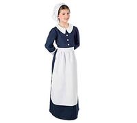 Fun Shack Florence Nightingale Costume for Kids - Victorian Nurse Dress for Girls - Historical Dress-Up Outfit, X-Large