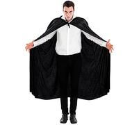 Fun Shack FN3764 Costume, Mens, Black Velour Cape, One Size