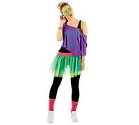 Fun Shack FN4360 Print Tutu Kit, Women, 80's Party Baby, One Size