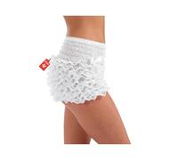 Fun Shack FNX3124 Costume, Womens, White Ruffle Pants, One Size