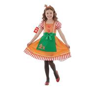 Fun Shack Gingerbread Costume Girls, Kids Gingerbread Costume, Christmas Outfits for Girls, Christmas Dress for Child, Small