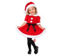 Fun Shack Toddler Santa Outfit, Christmas Dress Toddler, Girls Santa Dress, Kids Christmas Dresses, Kids Christmas Outfits Girls 3-4 Years