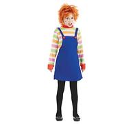 Fun Shack Girls Scary Doll Costume Kids Possessed Creepy Doll Halloween Costume Kids Girl Child Medium