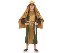Fun Shack Gold Wise Man Costume Kids, Wiseman Costume Kids, Nativity Costumes for Boys, Christmas Costumes for Boys, X-Large