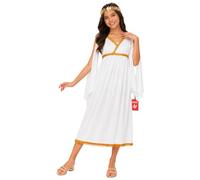 Fun Shack Ancient Greek Costume Girls Roman Goddess Toga Fancy Dress Childrens Costumes for Girls Large