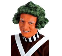 Fun Shack Green Chocolate Factory Worker Costume Green Wig Adults, Chocolate Factory Costume Wig Men Women One Size, World Book Day Costumes
