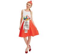Fun Shack Gumball Machine Costume Candy Dispenser Outfit - Fun Gumball Dispenser Accessory for Kids and Adults, Large