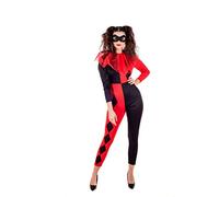 Fun Shack Jester Costume Women, Harlequin Costume Women, Ladies Jester Halloween Costume, Halloween Costumes for Women X-Small