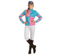 Fun Shack Horse Jockey Costume for Women - Fancy Dress Jockey Outfit for Adults - Perfect for Parties and Events, Small