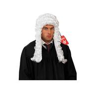 Fun Shack Judge Wig, Barrister Wig, Judges Wig, Baroque Wig Costume, Georgian Wig, Long White Wig, Lawyer Wig Costume One Size
