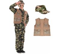 Fun Shack Kids Army Costume for Kids, Boys Costume, Soldier S