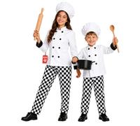 Fun Shack Kids Chef Outfit | Chef Costume for Children | Dress Up Chef Outfit for Kids | Fun Cooking Role Play, Medium