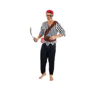 Fun Shack First Mate Pirate Costume for Men - Adult Men's Pirate Outfit - Halloween Dress Up Accessory, Medium