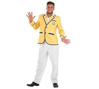 Fun Shack Mens Holiday Camp Fancy Dress Costume, 80s Fancy Dress Men, 80s Costume Men, Halloween Costumes For Men Medium