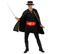 Fun Shack Mens Senor Bandit Costume Adults 90s Movie Spanish Caped Fancy Dress - X-Large, FN4324XL-US
