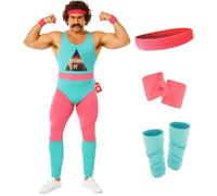 Fun Shack, Mr Motivator Fancy Dress, Halloween Costumes for Men, M