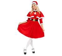 Fun Shack Santa Claus Costume for Women, Mrs Claus Outfit, Mrs Claus Costume Women, Christmas Fancy Dress for Women XX-Large