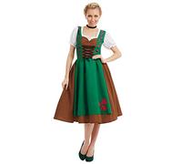 Fun Shack Oktoberfest Costume Women Bavarian Dirndl Dress Lederhosen Outfit for Festivals and Celebrations, X-Large