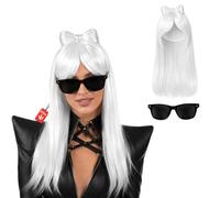 Fun Shack FNX2605 Costume, Womens, Lady Pop Diva Wig & Glasses Set, One Size