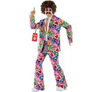 Fun Shack Psychedelic Suit Hippie Costume Men 60s 70s Fancy Dress Hippy Outfit