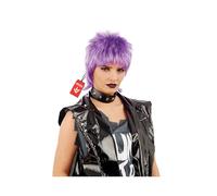 Fun Shack Rock Punk Wig - 80s Purple Mullet Wig for Women - Rockstar Costume Accessory for Fancy Dress Up, One Size
