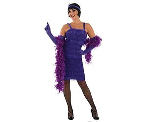Fun Shack Purple Flapper Costume Adult 20s Halloween Dresses For Women Medium